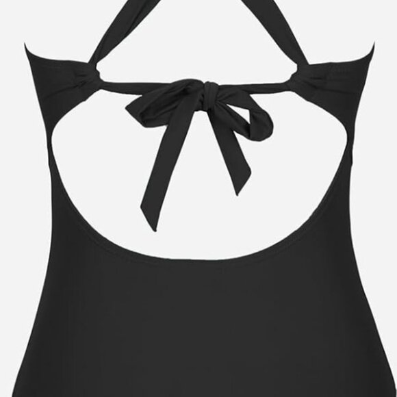 Black cupshe swimsuits with Tummy Control - Picture 4 of 8